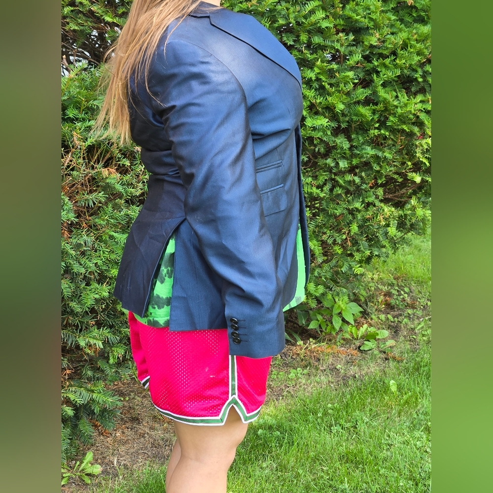 JF J.Ferrar‎ Slim Fit Jacket in Navy - Picture 2 of 5